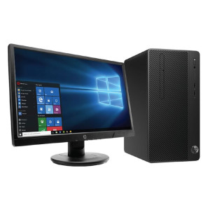 BUREAU HP 290 G4 Intel Core i5-10 è Gen-4 Go Ram-1 To HDD-Lecteur DVD-Windows 10 Pro-Ecran 22" HDMI VGA FULL HD